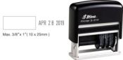 S-314 Self Inking Message Line Dater, 1/8"