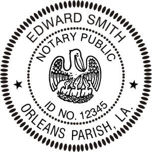 Louisiana Notary Public Embossing Seal